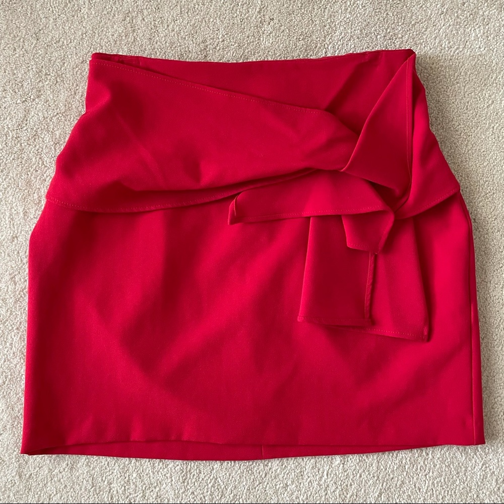 Red Zara Mini Skirt
